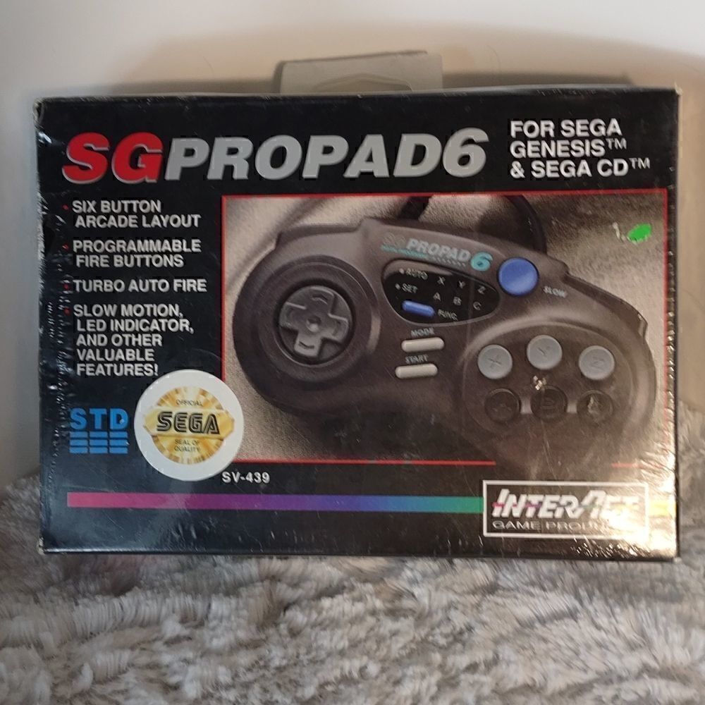 New Factory Sealed Sega Genesis SG Propad6 SV-439